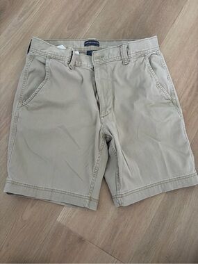 St. John's Bay Men's Tan Flat-Front Shorts